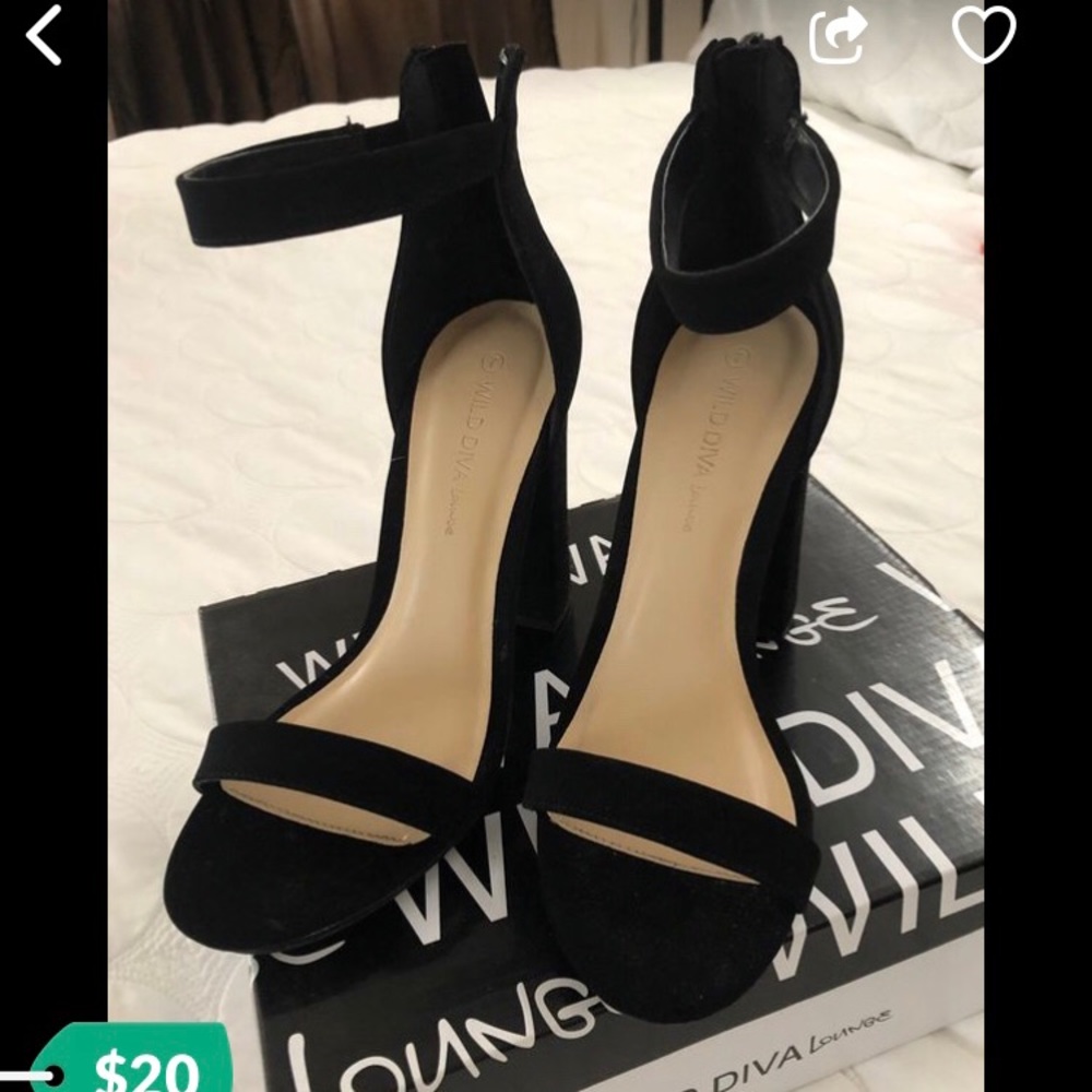 Black heels